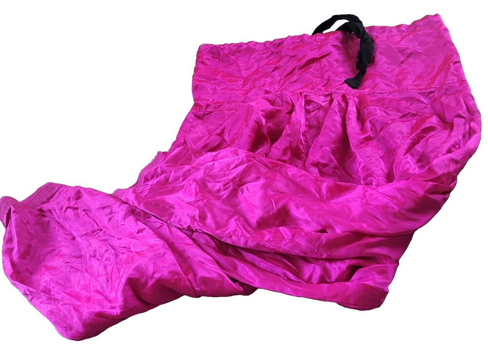 Hot Pink Bloomer Pants Circus Festival Satin One Size Largeish Halloween